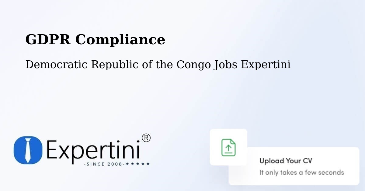 EU GDPR Compliance Statement – Mweka - Democratic Republic of the Congo Jobs Expertini