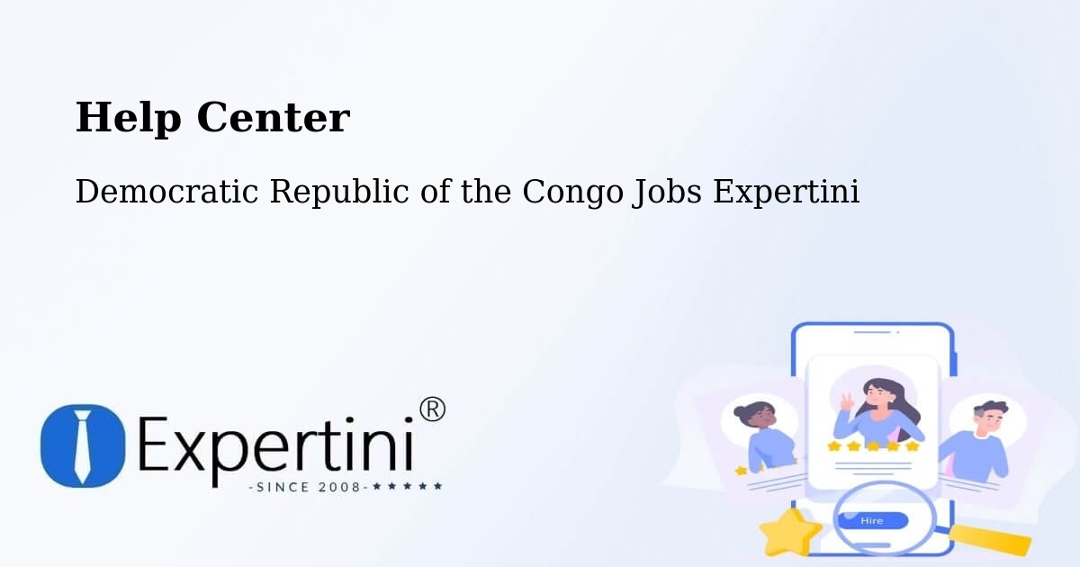 Help Center – Mweka - Democratic Republic of the Congo Jobs Expertini